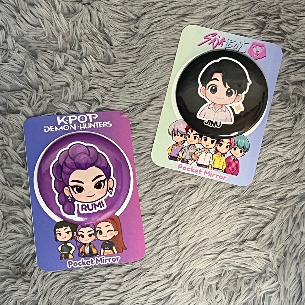 Cartoon Kpop Demon Hunters 2.25” Pocket Mirror